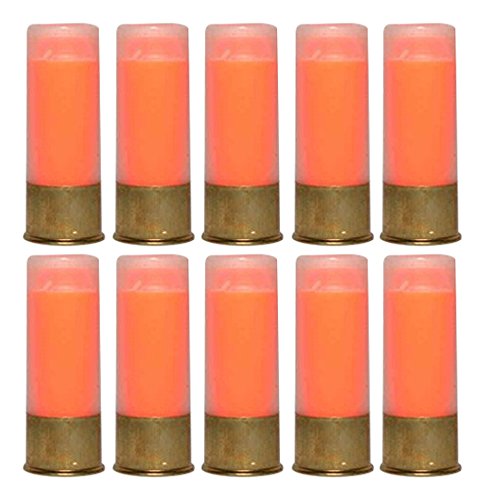 Product Cover St Action Pro 12GA Gauge Shotgun Safety Trainer Cartridge Dummy Shell Rounds with Brass Case, Orange, 10 Pack