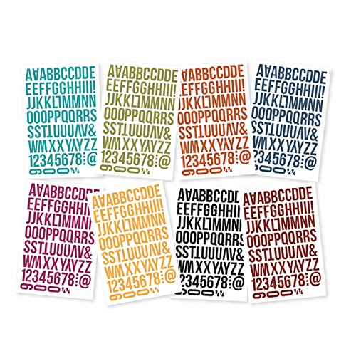 Product Cover Simple Stories Snap Letters Bolds Color Vibe Stickers (8 Pack)