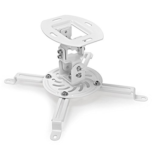 Product Cover Mount Factory Universal Low Profile Ceiling Projector Mount - White