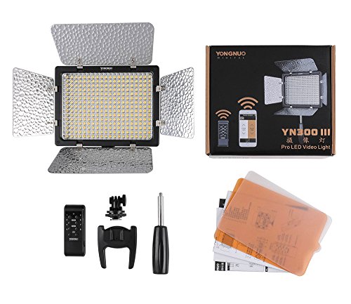 Product Cover YONGNUO YN300 III LED Video Light with 5600k Color Temperatur e and Adjustable Brightness for Canon Nikon Pentax Olympus Samsung