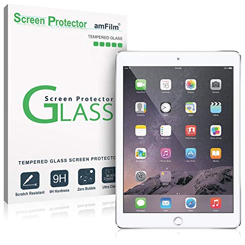 Product Cover amFilm Glass Screen Protector for iPad 9.7 6th Gen, 5th Gen, iPad Pro 9.7, iPad Air, Air 2, Tempered Glass, Apple Pencil Compatible