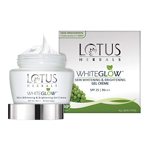 Product Cover Lotus Herbals Whiteglow Skin Whitening And Brightening Gel Cream, SPF-25, 40g