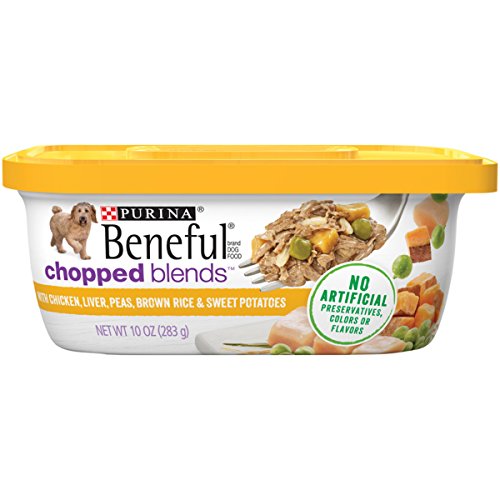 Product Cover Purina Beneful Wet Dog Food, Chopped Blends With Chicken & Liver - (8) 10 oz. Tubs