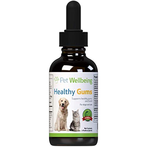 Product Cover Pet Wellbeing Healthy Gums - Natural Supplement for Healthy Gums, Teeth and Breath Against Dog Gingivitis - 2oz (59ml)