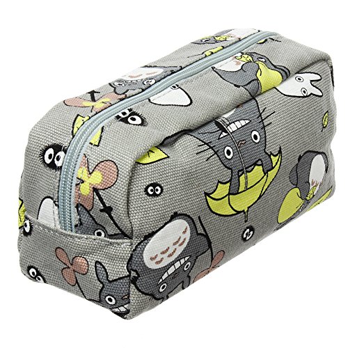 Product Cover My Neighbor Totoro Pen Bag Pencil Case Cosmetic Makeup Bag Pouch (Green)