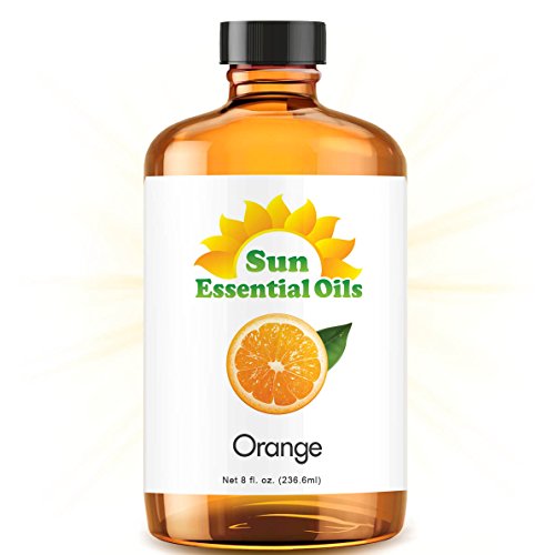Product Cover Sweet Orange Essential Oil (Huge 8oz Bottle) Bulk Sweet Orange Oil - 8 Ounce