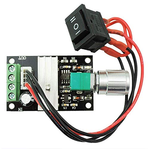 Product Cover uniquegoods 6V 12V 24V 28V 3A 80W DC Motor Speed Controller (PWM) Speed Adjustable Reversible Switch 1203BB DC Motor Driver Reversing