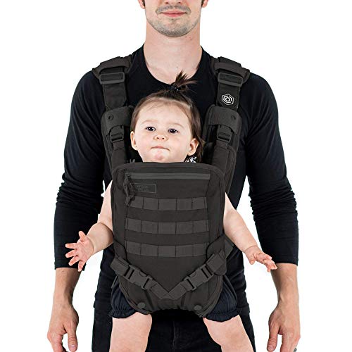 Product Cover Mission Critical | S.01 Action Baby Carrier | Baby Gear for Dads | Front Carrier | Black