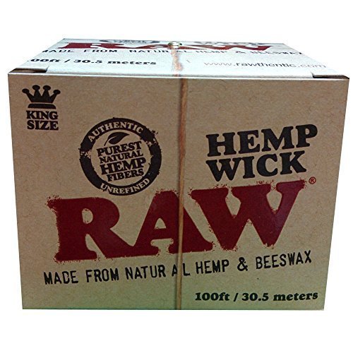 Product Cover RAW Natural Unbleached Hemp & Beeswax Hemp Wick 100 feet Spool Roll