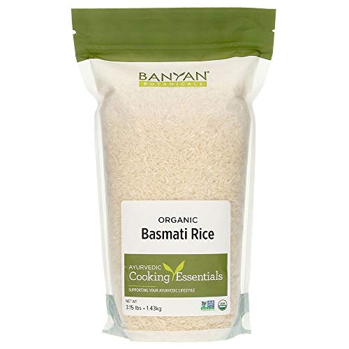 Product Cover Banyan Botanicals Organic Basmati Rice - Certified USDA Organic - Long-Grain Aromatic Rice Variety - Fluffy & Quick Cooking