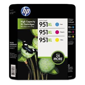 Product Cover HP 951XL High Yield Ink Cartridge Color 3 pk