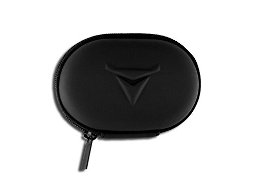Product Cover Decibullz - Zipper Headphones Carrying Case, Perfect for Earphones and Earplugs (Black)