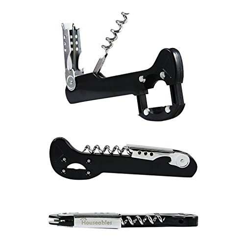 Product Cover Houseables Boomerang Wine Opener, Corkscrew, 5 1/4