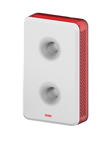 Product Cover Goldmedal Curve Plus 203052 Plastic Woofer Stereophonic Ding Dong Door Bell (White and Red)