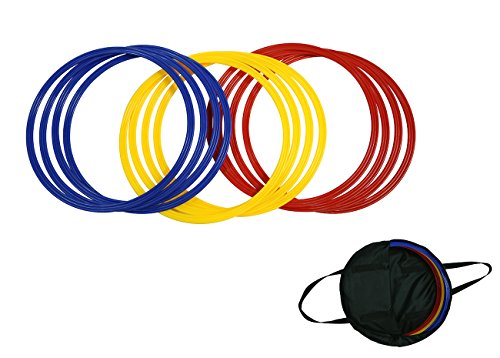 Product Cover Trademark Innovations Speed & Agility Training Rings - Set of 12 - 16