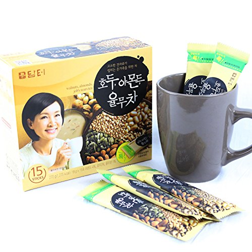 Product Cover DAMTUH Walnut Almond Adlay Tea (Job's Tear), All Natural Tea Powder, 15 Sticks