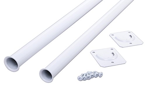 Product Cover Knape & Vogt Closet Pro CD-0024-30/48WT Heavy Duty Adjustable Rod, 30 by 48-Inch, White