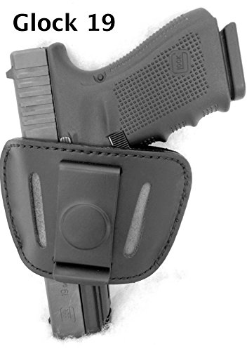 Product Cover Don't Tread on Me Conceal and Carry Holsters DTOM Premium Leather (not Synthetic) Universal IWB or OWB Ambidextrous Belt Slide Holster