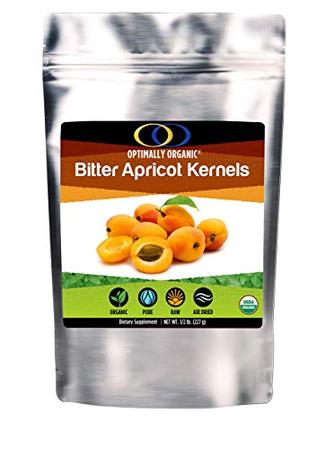 Product Cover Organic Apricot Seeds (Grown in Canada) | Raw Apricot Kernels, Bitter Apricot Seeds, Vitamin B17/Amygdalin, Essential Fatty Acids, Vegan, Air Dried At Low Temperature, 1/2 Pound