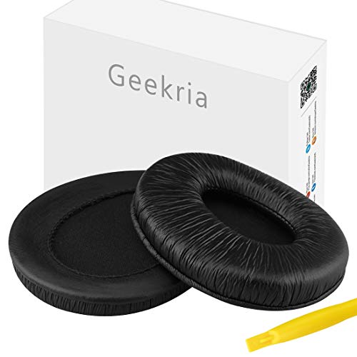 Product Cover Geekria Earpads for SONY MDR-V600, Z600, V900, V900HD, V7509, V7509HD Headphones Replacement Ear Pad / Ear Cushion / Ear Cups / Ear Cover / Earpads Repair Parts (Black)