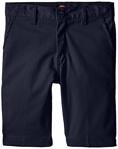 Product Cover Dickies Khaki Boys' Slim Fit Stretch Flat Front Short