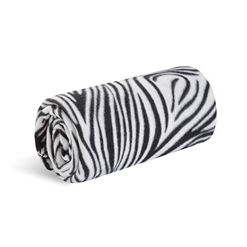 Product Cover World's Best Cozy-Soft Microfleece Travel Blanket, 50 x 60 Inch, Zebra