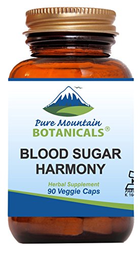 Product Cover Blood Sugar Harmony 90 Kosher Capsules with Organic Cinnamon Bark, Nopal Cactus, Gymnema Herb, Fenugreek Seed & Chromium