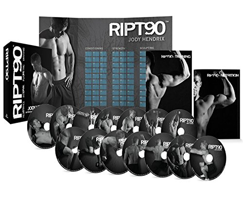 Product Cover RIPT90: 90 Day 14-DVD Workout Program with 14 Exercise Videos + Training Calendar & Fitness Guide and Nutrition Plan