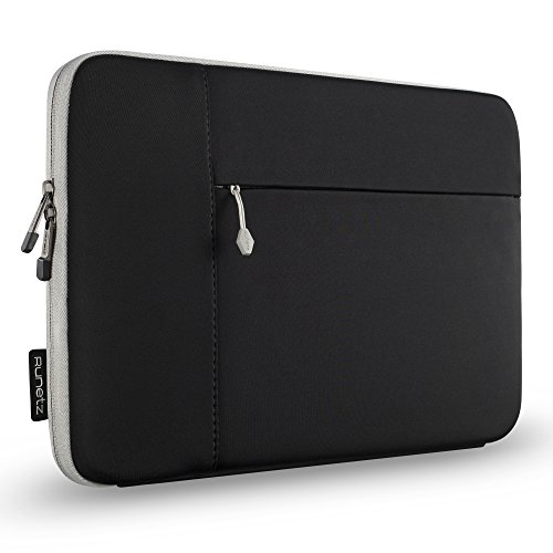 Product Cover Runetz Laptop Sleeve 13 inch Neoprene MacBook Sleeve Case - Perfect Mac Sleeve Cover with Pocket for Your MacBook Pro 13 inch Sleeve and MacBook Air 13.3