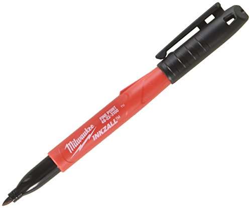 Product Cover Milwaukee 48-22-3100 Inkzall Jobsite Fine Point Black Permanent Marker 12 Pack
