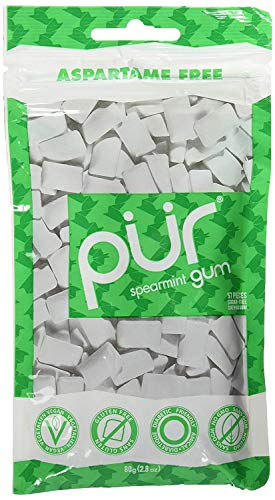 Product Cover PUR Gum Spearmint, 55Count, 3 Pack