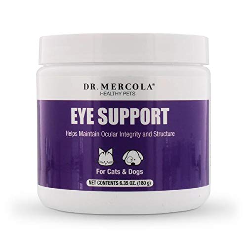 Product Cover Dr. Mercola, Eye Support, For Cats and Dogs, 6.34 oz (180 g), non GMO, Gluten Free