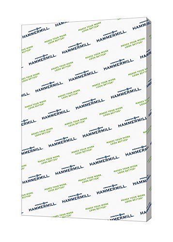 Product Cover Hammermill Paper, Premium Color Copy Cover Cardstock 8.5 x 11 Paper, Letter Size, 100lb Paper, 100 Bright, 1 Pack / 250 Sheets, (120024R) Heavy Paper, Card Stock White