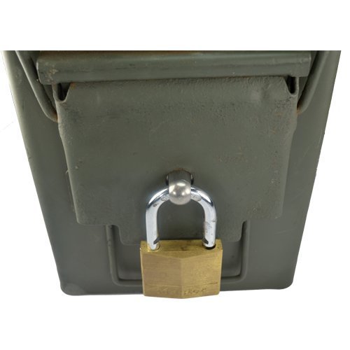 Product Cover Ammo Box Can Lock Hardware Kit .50 Cal, Fat 50,l 30 Cal, 20 mm, 40 mm (1 Count)