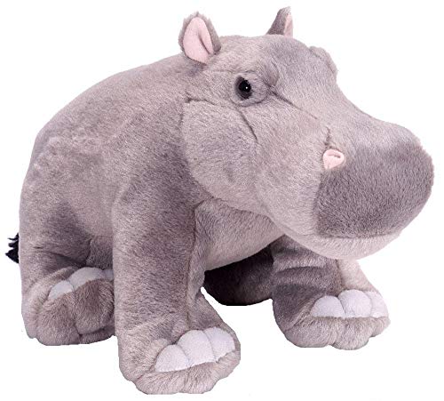 Product Cover Wild Republic Hippo Plush, Stuffed Animal, Plush Toy, Gifts for Kids, Cuddlekins 12 Inches
