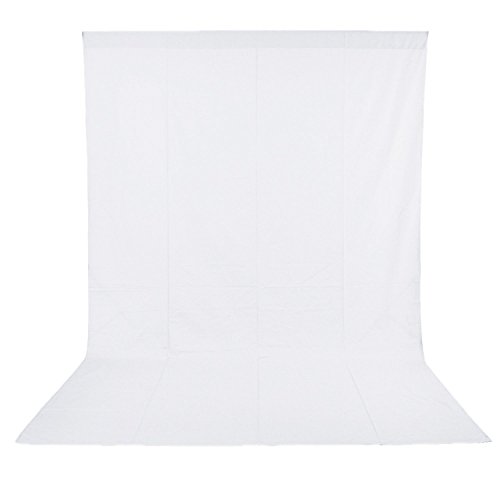 Product Cover Neewer 10 x 20FT / 3 x 6M PRO Photo Studio 100% Pure Muslin Collapsible Backdrop Background for Photography,Video and Televison (Background ONLY) - WHITE