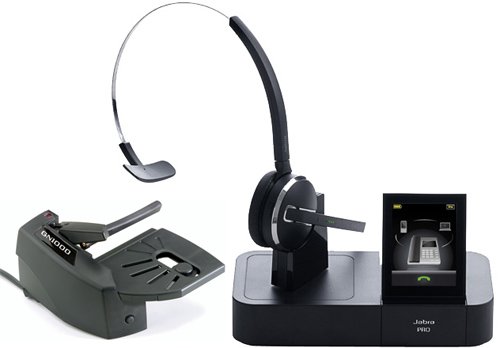 Product Cover Jabra PRO 9470 Mono Wireless Headset with Touchscreen for Deskphone, Softphone & Mobile Phone (with Lifter)
