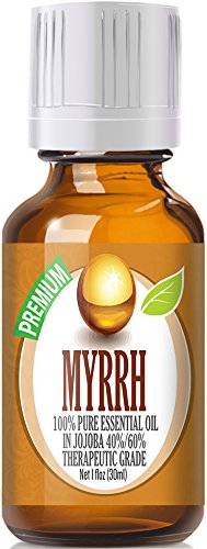 Product Cover Myrrh Essential Oil - 100% Pure in Jojoba (40%/60% Ratio) Best Therapeutic Grade - 30ml