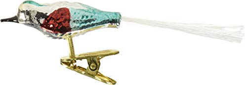Product Cover Kurt Adler Early Years Glass Clip-On Bird, 4.5-Inch, Set of 5