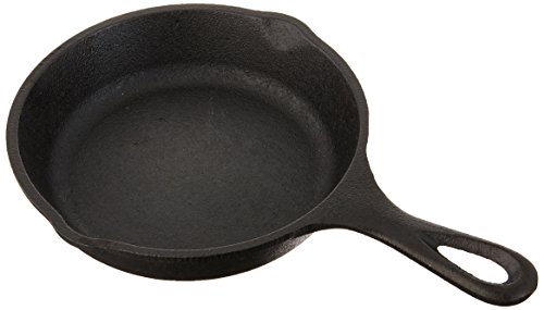 Product Cover Lodge H5MS Heat Enhanced and Seasoned Cast Iron Mini Skillet, 5-Inch - Pack of 1