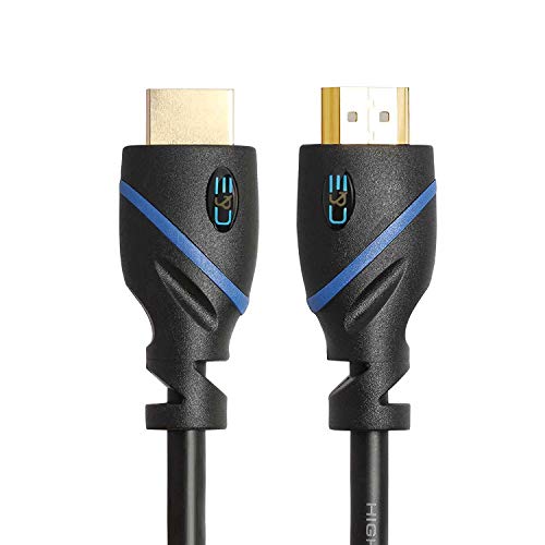 Product Cover 50ft (15.2M) High Speed HDMI Cable Male to Male with Ethernet Black (50 Feet/15.2 Meters) Supports 4K 30Hz, 3D, 1080p and Audio Return CNE67996