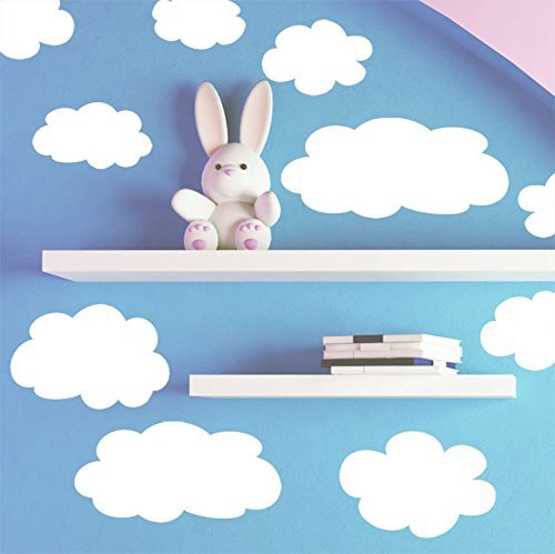 Product Cover Fluffy Cloud Wall Decals -Baby Nursery Room Wall Decor