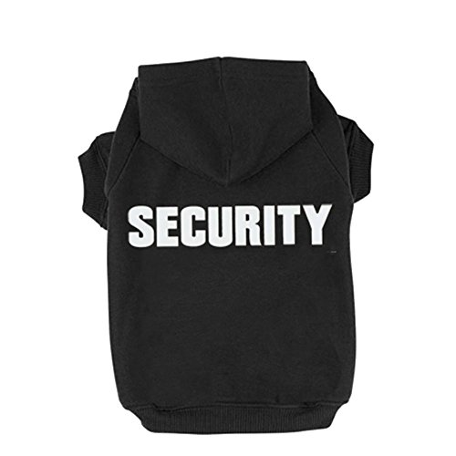 Product Cover BINGPET BA1002-1 Security Patterns Printed Puppy Pet Hoodie Dog Clothes Small
