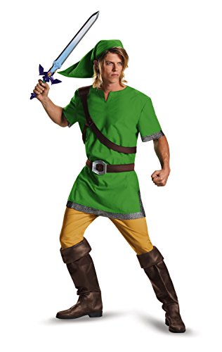Product Cover Disguise Men's Link Classic Adult Costume, Green, Medium