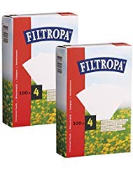 Product Cover Filtropa 8640/2 Paper Coffee 4-200 Count, No. No. 4 Filter, Set of 2, White