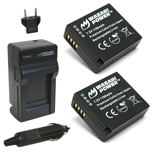 Product Cover Wasabi Power Battery (2-Pack) and Charger for Leica BP-DC15 and Leica D-Lux (Type 109)
