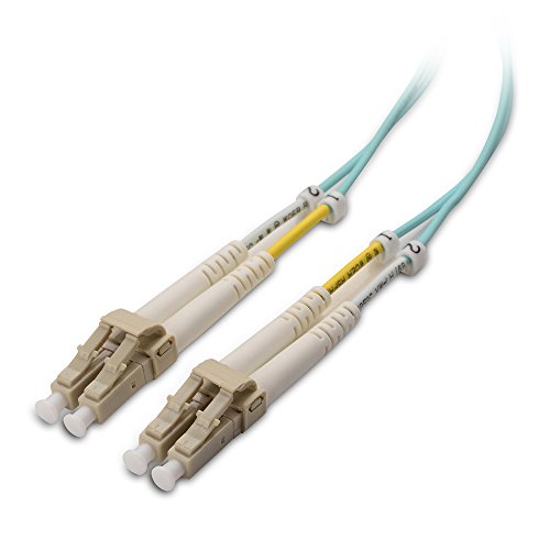 Product Cover Cable Matters 10Gb 40Gb Multimode Duplex 50/125 OFNP Fiber Cable (OM3 Fiber Optic Cable/LC to LC Fiber Patch Cable) 2m