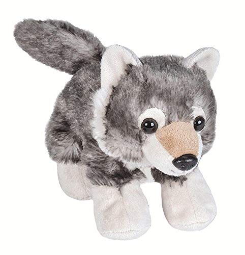 Product Cover Wild Republic Wolf Plush, Stuffed Animal, Plush Toy, Gifts for Kids, Hug'Ems 7