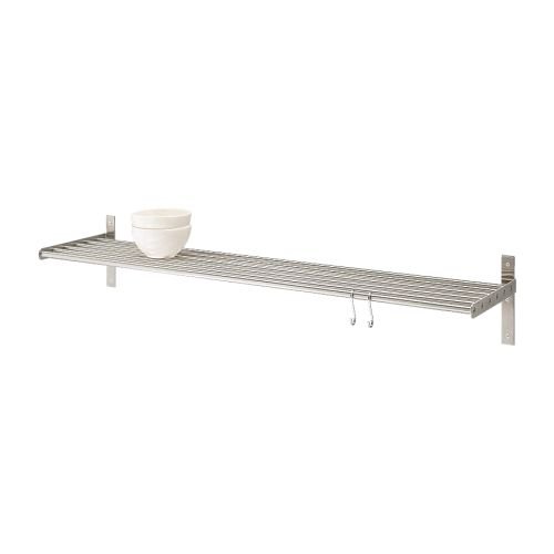 Product Cover Ikea 000.114.28 Grundtal Wall shelf, stainless steel, 31 1/2 inch