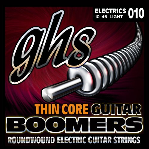 Product Cover GHS Strings TC-GBL Thin Core Boomers, Nickel-Plated Electric Guitar Strings, Light (.010-.046)
